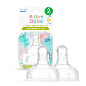 Tétines pour biberons – Débit nouveau-né 0M+